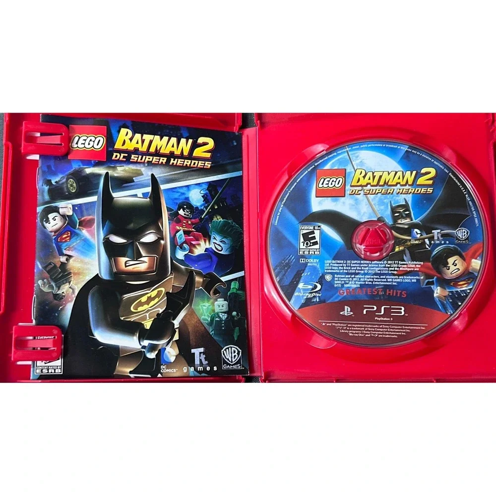 LEGO Batman 2 DC Super Heroes Sony PlayStation 3 PS3 Greatest Hits Complete CIB